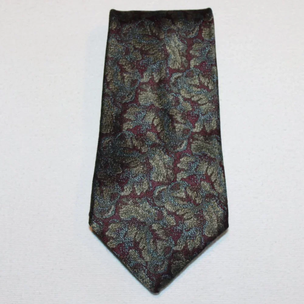 4 Stafford & Stafford Executive 100% silk neckties abstract floral classic lot